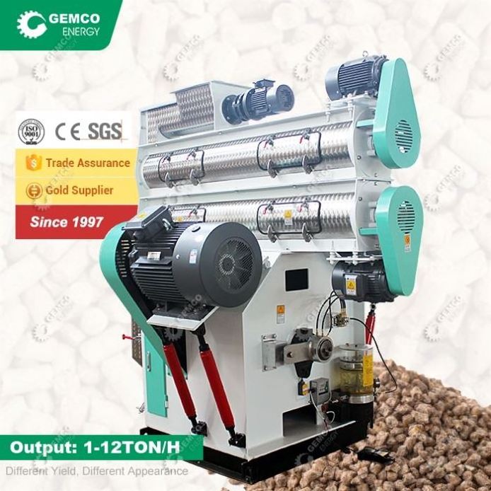 Industry Leading Goat Cattle GEMCO Feed Pellet Mill for Making Livestock,Chicken,Broiler,Rooster,Sheep,Pig,Fodder,Pellet