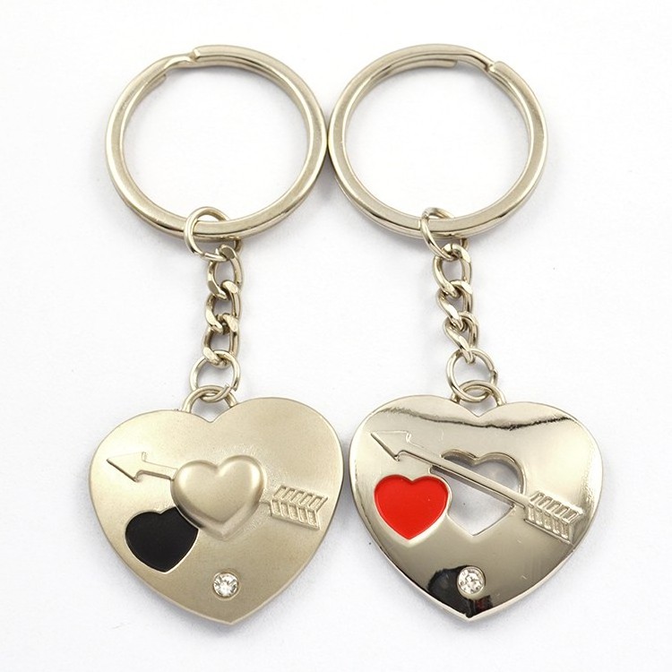 Valentine's Day Anniversary Gift Couples Keychain Key Chain for Couples Love Day