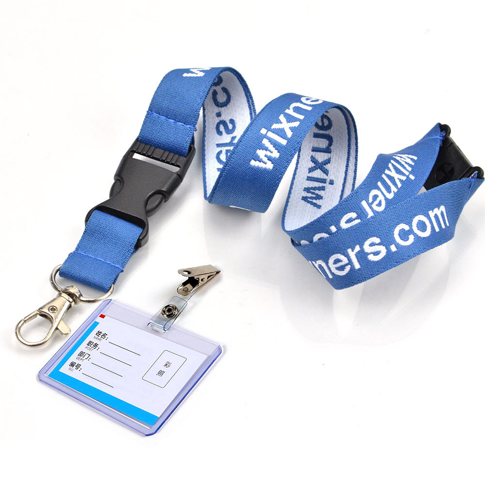 Wholesale Oem Blank Sublimation Polyester Nylon Plain Cheap Personalized Custom Logo Printed Lanyard