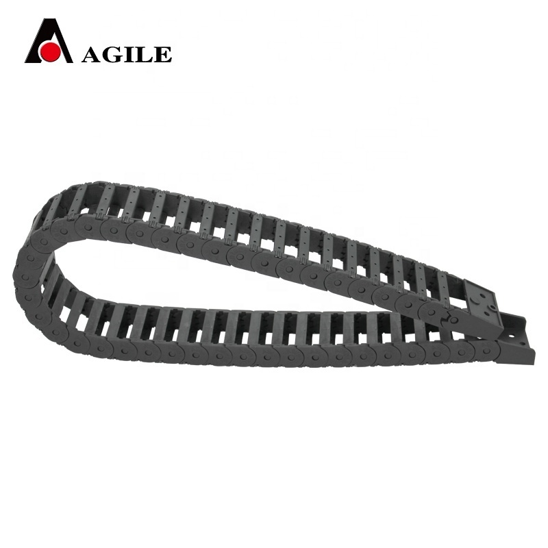 15*40 MT series dust-free plastic cable chain bridge type high strength  nylon energy chain