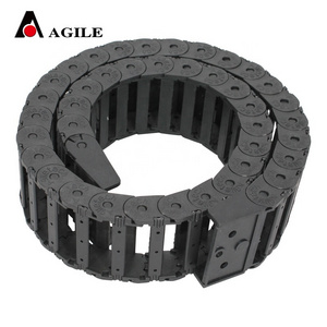 15*40 MT series dust-free plastic cable chain bridge type high strength  nylon energy chain