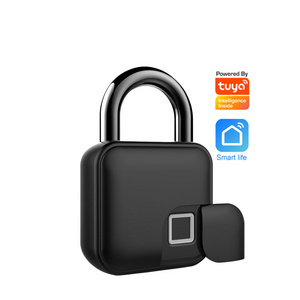 Smart Padlock Manufacturers Security Alarm Padlock Tuya Fingerprint Padlock