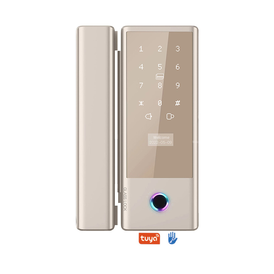 Smart Lock Sliding Glass Door Smart Lock For Glass Door Tuya TTLock Keyless Entry Door Lock Digital Sliding