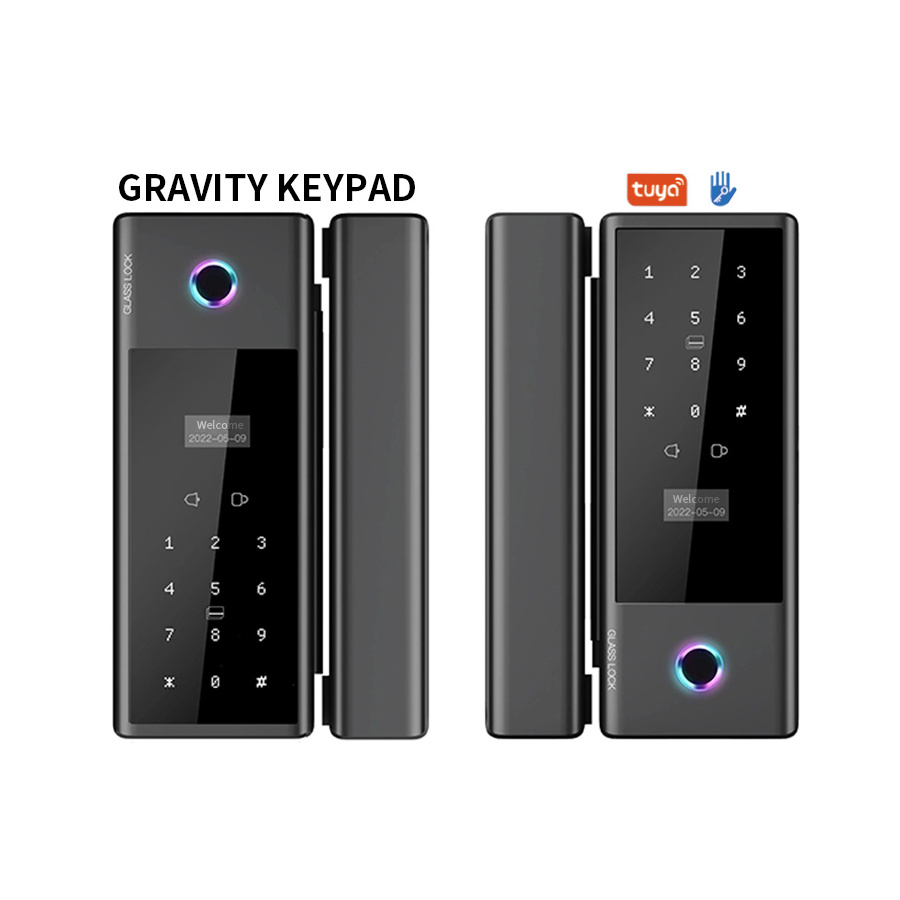 Appliance Remote Control Smart Lock Glass Door Keypad Digital Tuya Smart Door Lock By Phone App