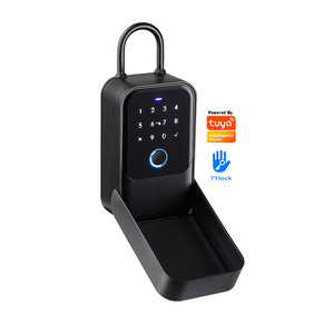 New Design Waterproof digital Safe Smart Tuya wifi TTlock ble App Key fingerprint lock Box