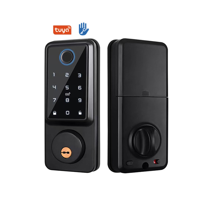 Wifi Tuya Smart Door Lock Electronic Keypad Smart Locks Deadbolt Keyless Entry Door Lock for Hotel Apartment