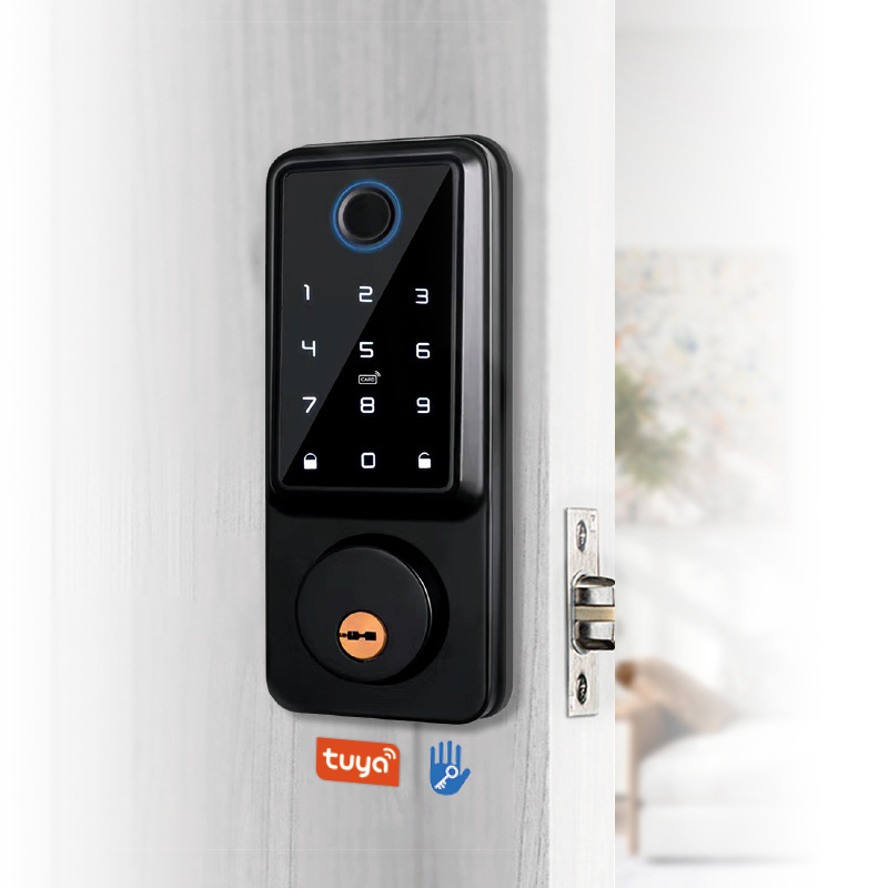 Wifi Tuya Smart Door Lock Electronic Keypad Smart Locks Deadbolt Keyless Entry Door Lock for Hotel Apartment