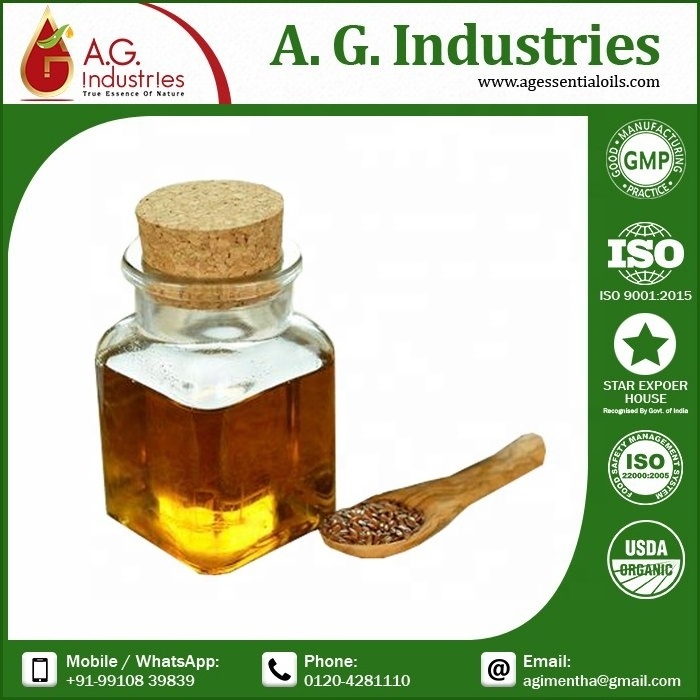 OEM Factory Wholesale Price Cold Pressed Bulk Natural Organic Linseed Flaxseed Essential Oil