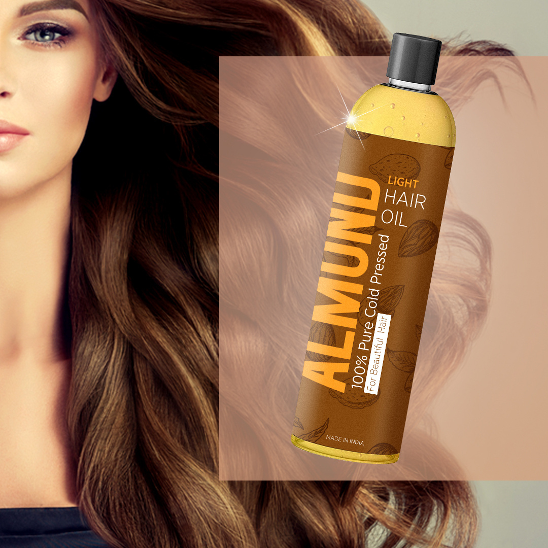 Private Label 1000ml 100% Pure Sweet Almond Oil For Hair Massage Oil Easily Absorbed Almond Hair Oil