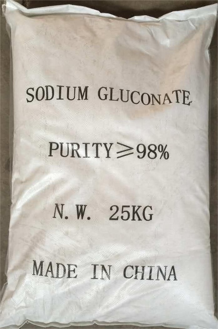 China sodium gluconate as cement admixture to increase the plasticity and strength of concrete