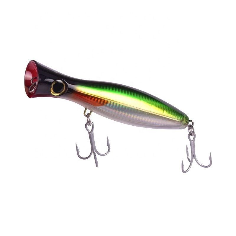 OEM Fishing Lures Topwater Trolling Popper Lures 3D Fish Eyes Hard Popper Fishing Baits Jigging Lures Fishing Accessories