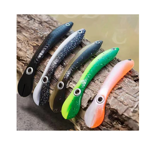 AGITEK 10cm Soft PVC Hot Attractive Freshwater Loach Lure Lifelike Mud Fish Bait