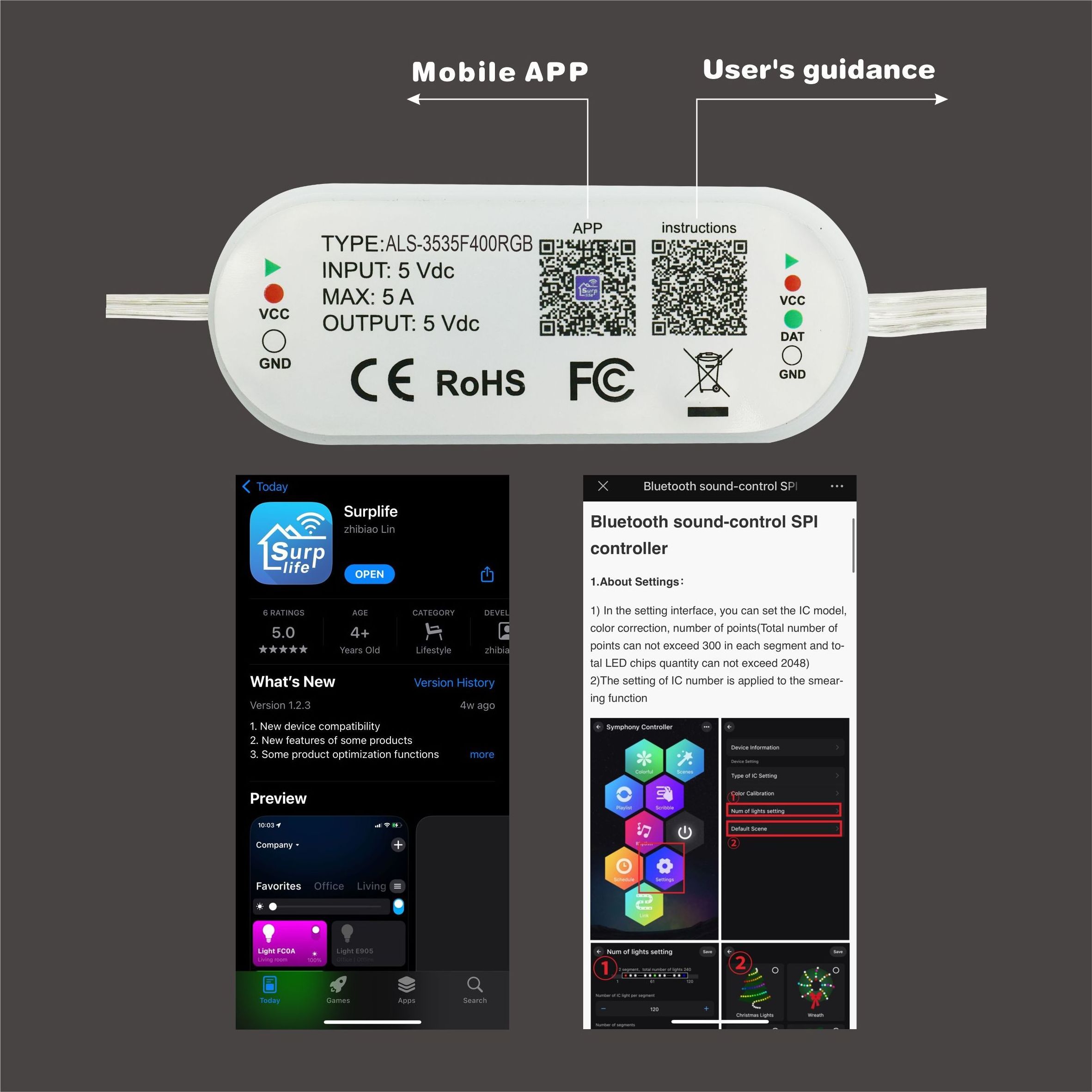 App Control Christmas Smart Rgb Pixel Addressable Curtain  Led Fairy Smart Curtain Lights