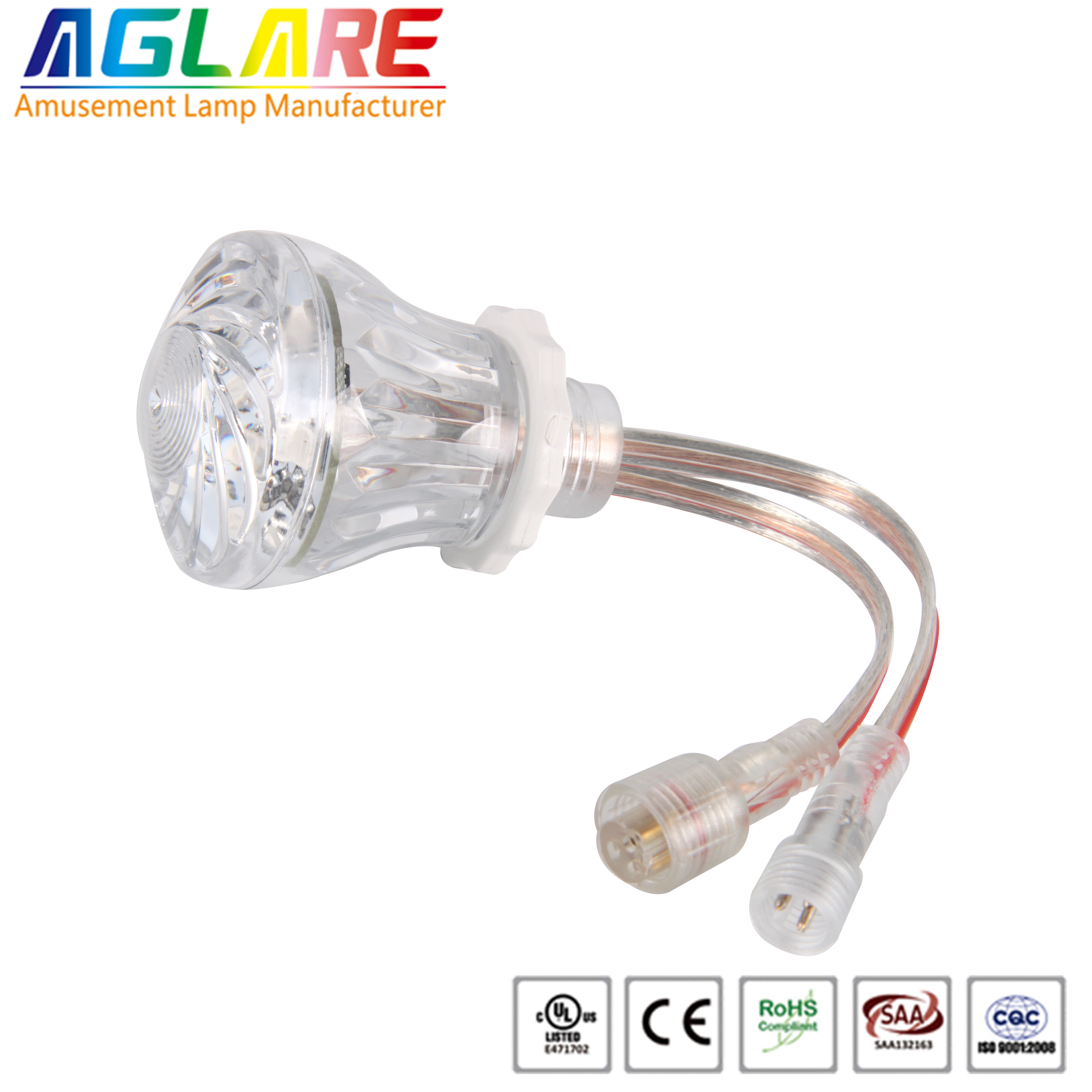 Aglare amusement light e14 rgb led amusement light programmable amusement rides lighting