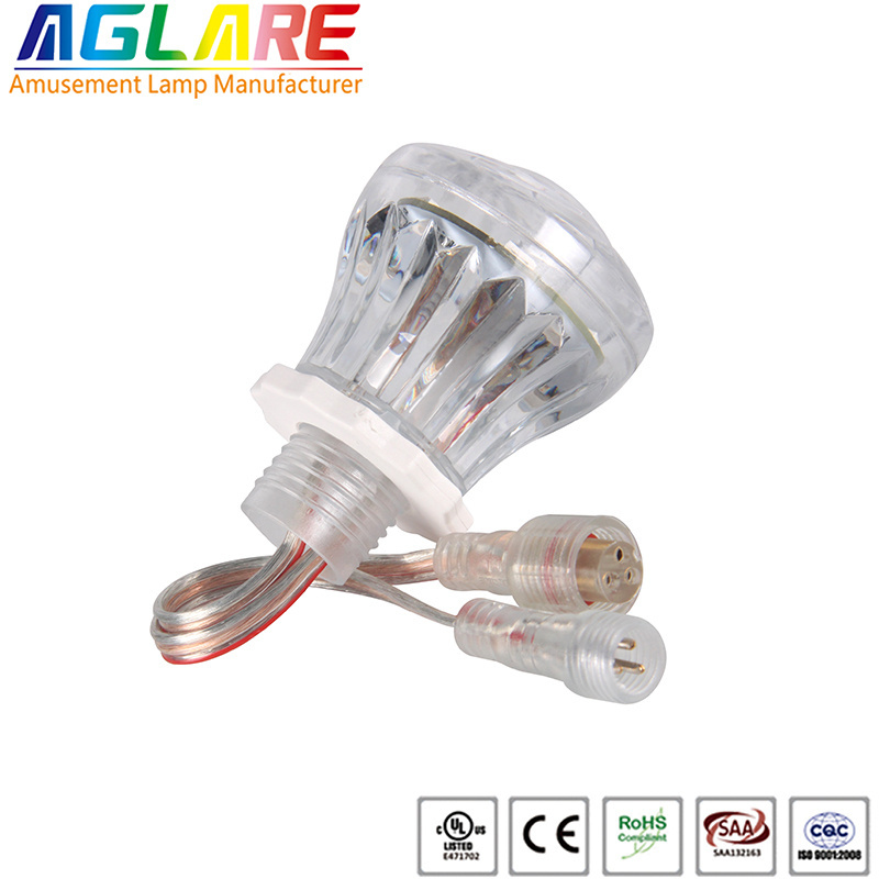 Aglare amusement light e14 rgb led amusement light programmable amusement rides lighting