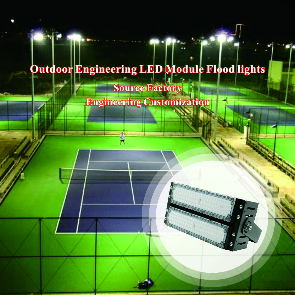 Factory Manufacture Watts Outdoor 200W Led Lights Football Led Sports Stadium Light Flood Lights