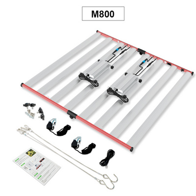 AGLEX LM301B Folding 8 Bar Plant Light Dimmer Full Spectrum 800w 1000w Grow Light for Grow Tent Greenhouse