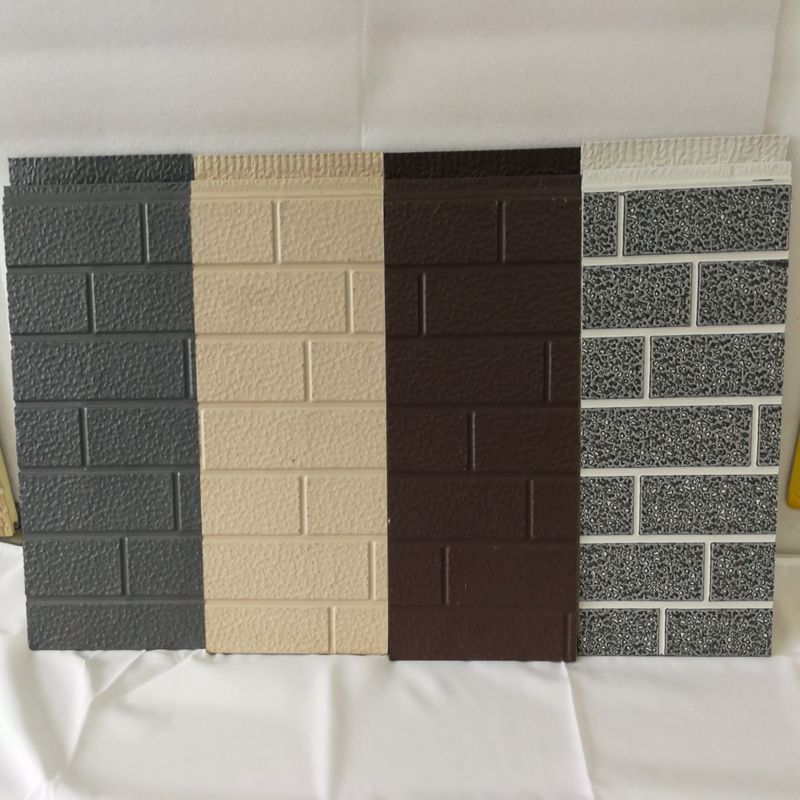 Brick texture 20mm PU Polyurethane foam Insulated decorative exterior wall panel