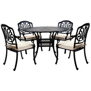 Outdoor Patio metal Garden Furniture Table and Chairs Sets Cast Aluminum Garden Furniture