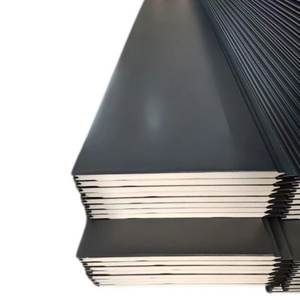 12mm Flat Pattern PU sandwich panel interior exterior insulating exterior metal wall panel