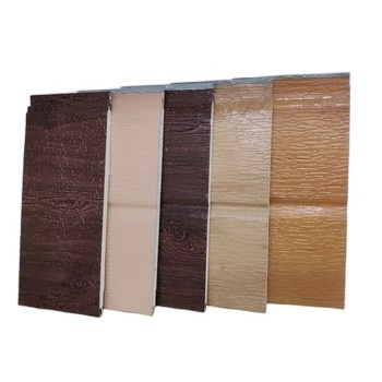 Hot sale embossed polyurethane sandwich panel metal siding