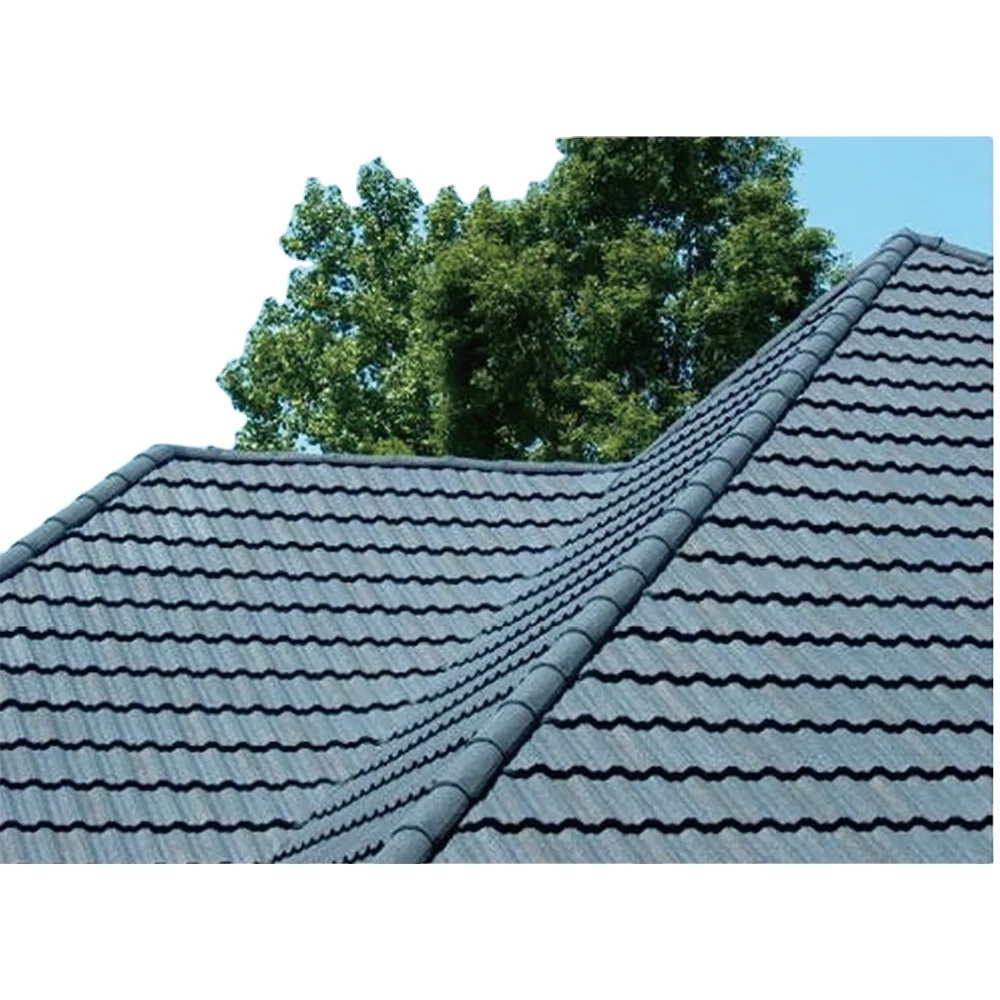 Metal roofing sheets prices high quality 0.4 0.5 mm stone coated metal roof tiles zinc roof tile