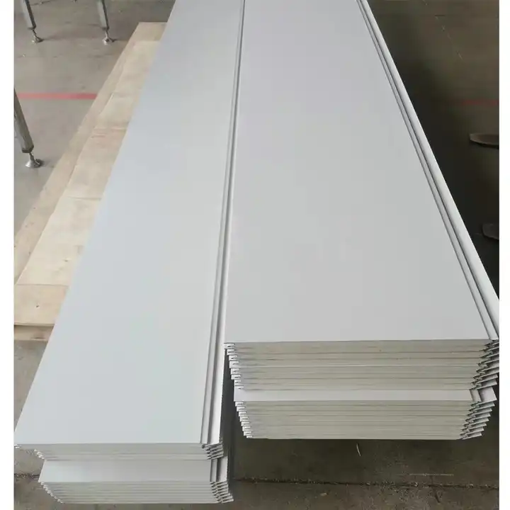 12mm Flat Pattern PU sandwich panel interior exterior insulating exterior metal wall panel