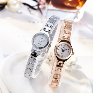 Rose Gold Quartz Watch Women Clock Luxury Brand Stainless steel Bracelet watches Ladies Dress Crystal Wrist Watches