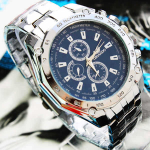 Factory Direct Custom Stainless Steel Back Water Resistant Mens Watch