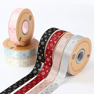 luxury grosgrain ribbon roll wholesale personalized decorating gift flower packaging satin ribbon