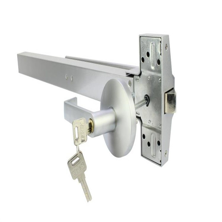 Hot Sale High Quality Fire Escape Door Lock Push Bar Anti Panic Exit Lock Heaven And Earth Lock