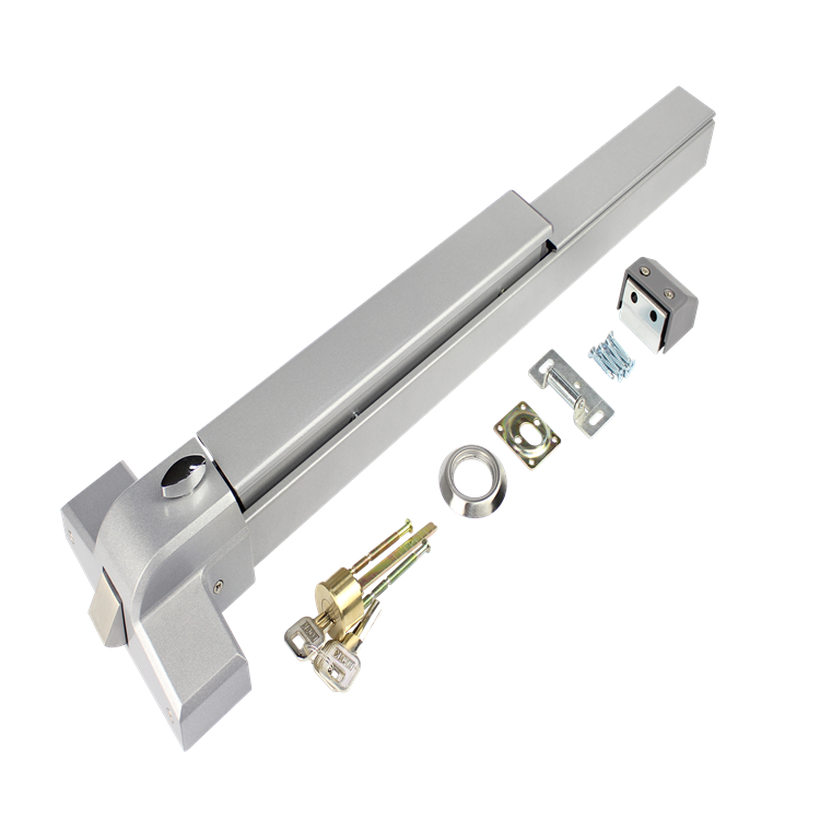 Training school's emergency exit door push rod lock YGD-DK-800