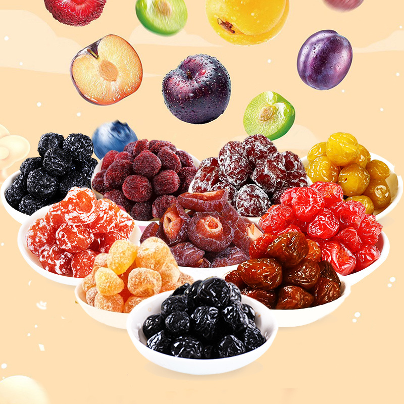 Factory price hot sale sweet sour taste preserved fruit dried cherry plum snack candied plum