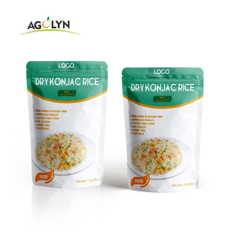 Wholesale instant food low carb Sugar free shirataki konjac rice in bulk