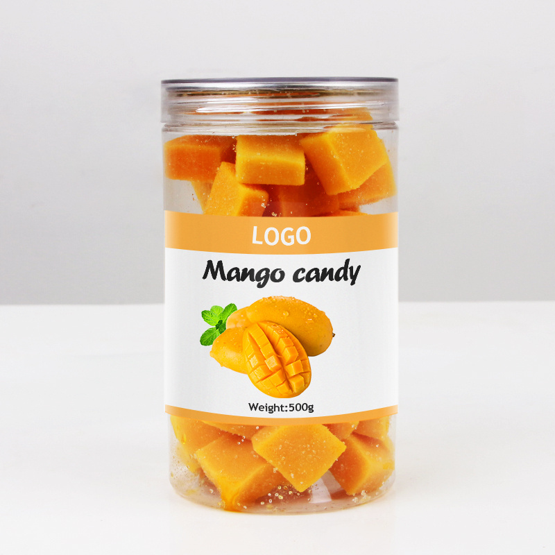 Delicious cube Jelly fruity candy gummy candy customize mango gummy candy