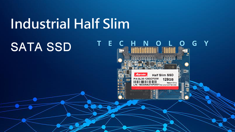 Half Slim SSD half slim sata ssd  For Handheld devices, thin clients