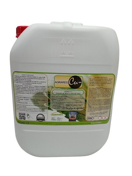 AGRARES CU Spanish bio fertilizer against plant pathogenic fungi quality with no residues EC fertilizer with fungicide effect