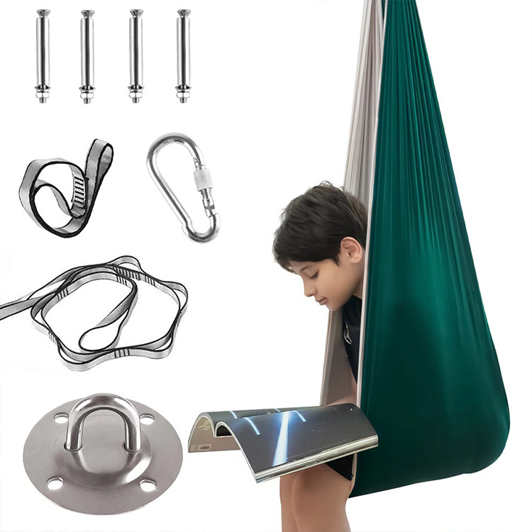 2023 Agreat Hot Models Children Elastic Hammock Indoor And Outdoor Swing Children Yoga Sensory Swing