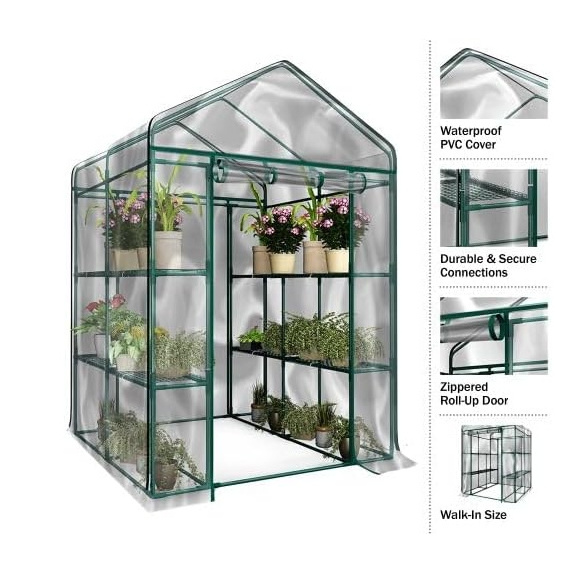 Mini Small Indoor Hydroponics Prefab Room Grow Box 56*56*72 Home VEG Flower Planting Garden Greenhouse Grow Tent