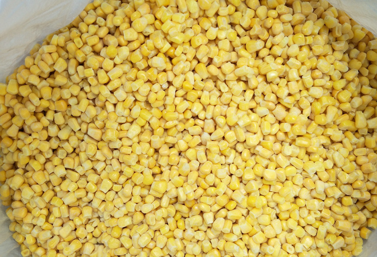 IQF Frozen Whole Kernel Sweet Yellow White Corn