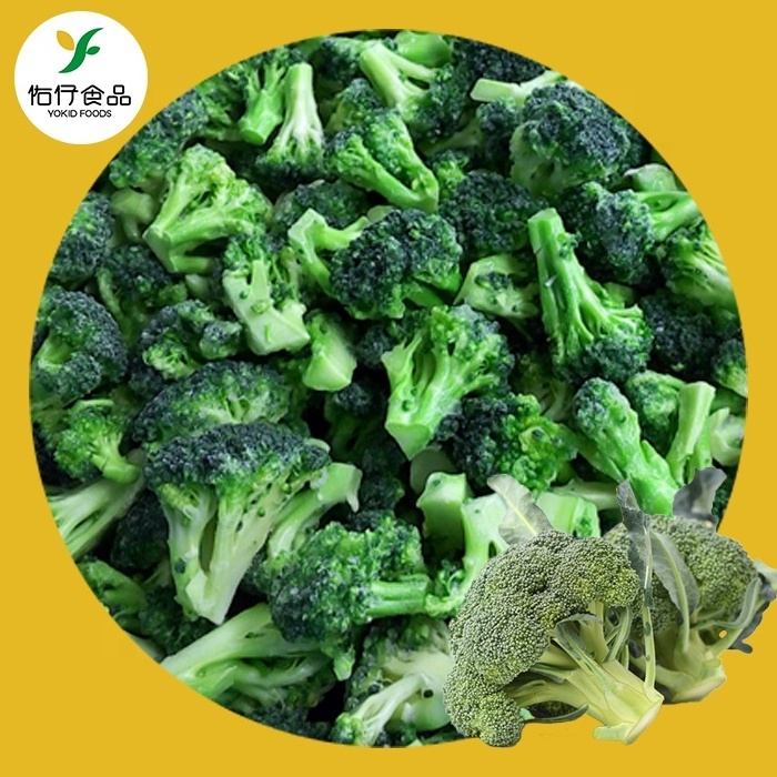 Grade A  Vegetables Bulk Wholesale Price Iqf Frozen Cut Chinese Green Broccoli Floret