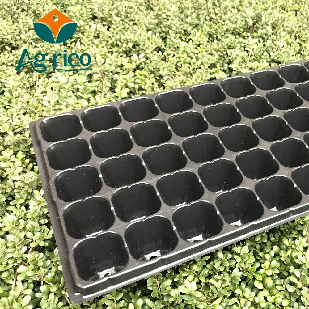 Large Plastic Plant Trays with Drain Holes 0.7mm 98 Cells Plug SeedingTray