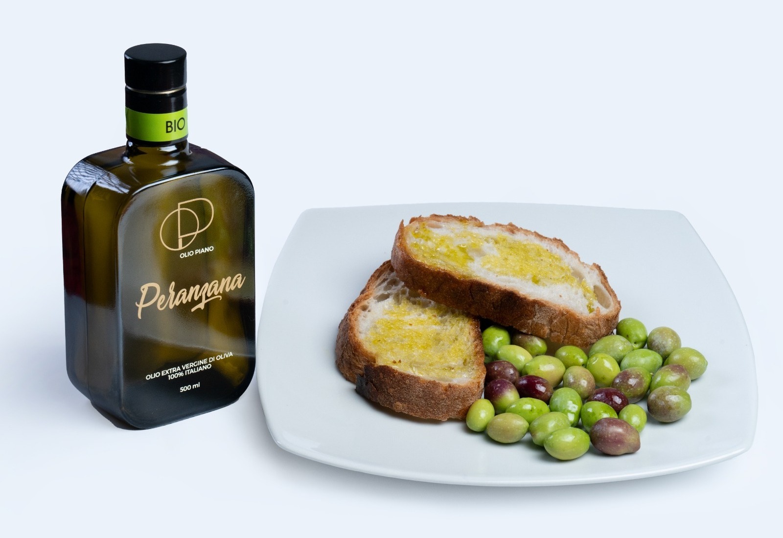 Award-winning  extra virgin olive oil 500ml Made in Italy premium quality Art Line fine elegant bottle