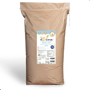 25kg High Quality Flour for Pizza and Bread Natural Organic Soft Wheat 0 Wheat Germ Made in Italy Bag Packaging Milling 14%