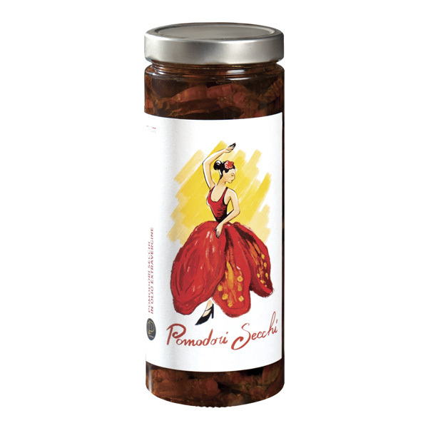 High quality dried tomatoes in extra virgin olive oil 1062ml Made in Italy