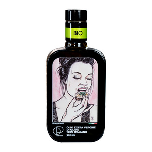 Award-winning  extra virgin olive oil 500ml Made in Italy premium quality Art Line fine elegant bottle