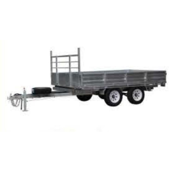 New 10x5 Tandem Axle Box Utility Trailer 900mm Cage Fully Welded Galvanised trailer For Sale