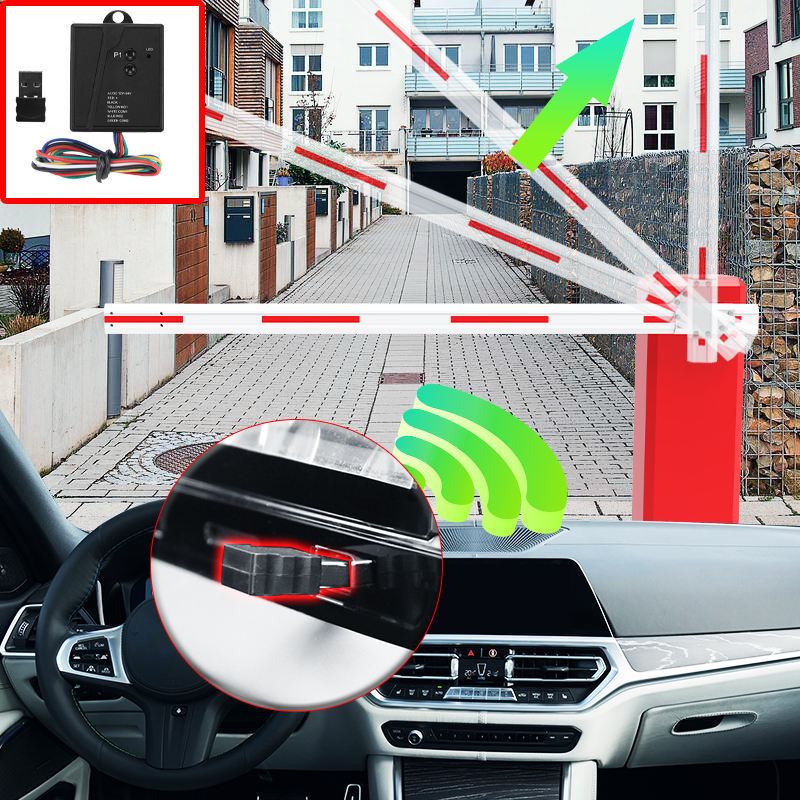 Car Parking Gate DZ-2291 220V AC Automatic Boom Barrier Gate Opener