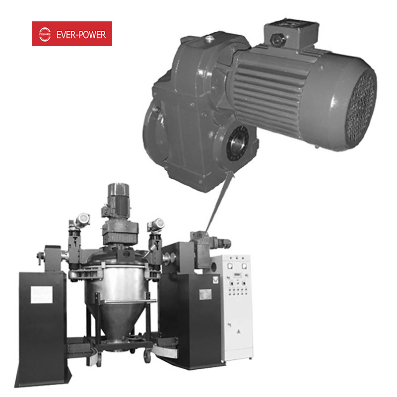 RC series helical gearbox RC motor gearbox horizontal or vertical installation gearbox