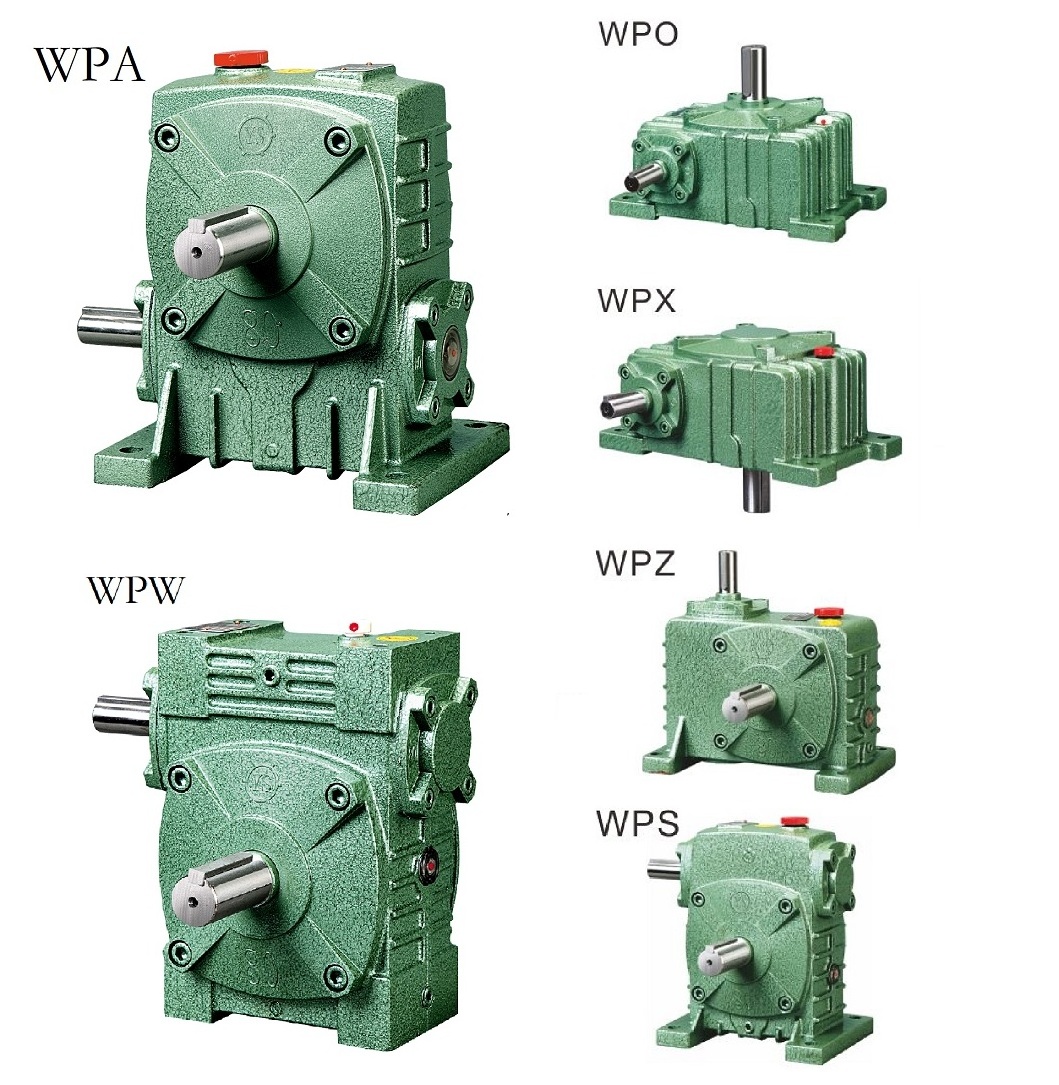 WP WPA series transmission reverse gear motoredutor speed reducer worm variable speed gearbox